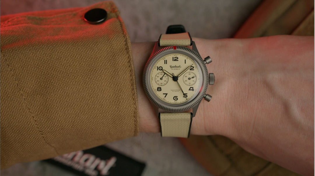Hanhart 417 TI Desert Pilot Limited Edition