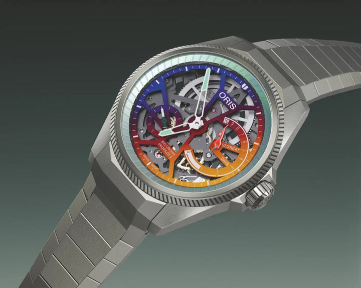 Oris ProPilot X Gonzo Edition 44mm Multi Color Dial Grey Titanium Bracelet