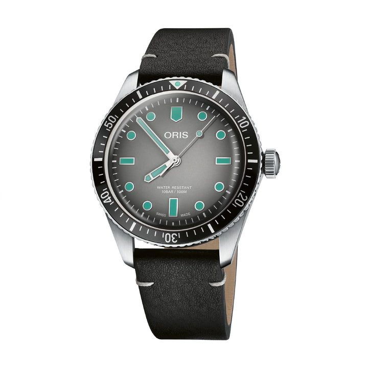 Oris Divers Sixty-Five 40mm Grey Dial Black Strap