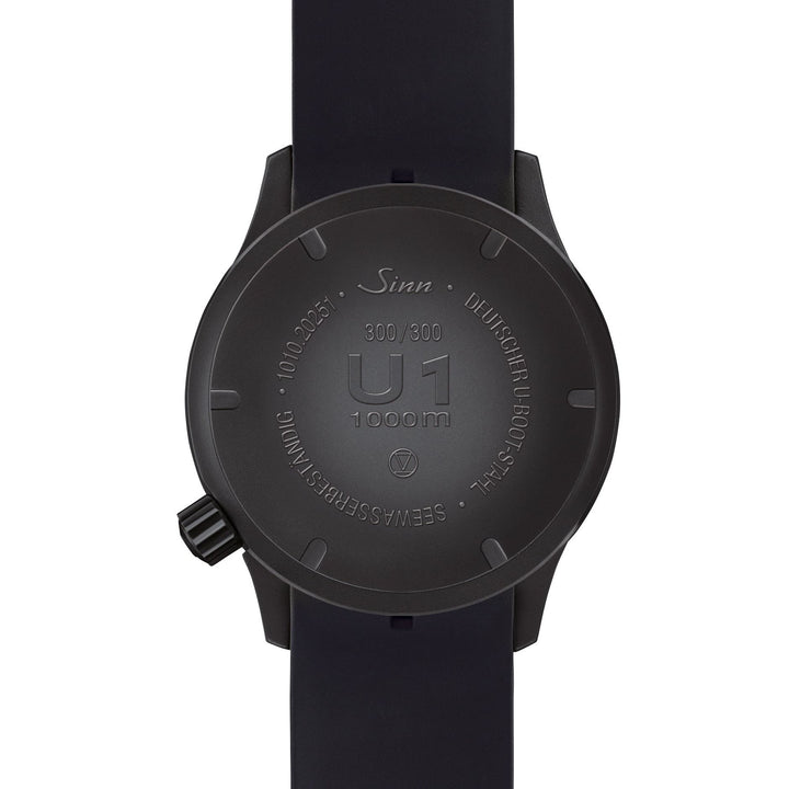 Sinn U1 S L 44mm Lumed Dial Dial Black Strap