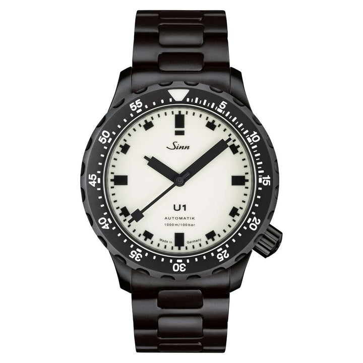 Sinn U1 S L 44mm Lumed Dial Dial Black Strap