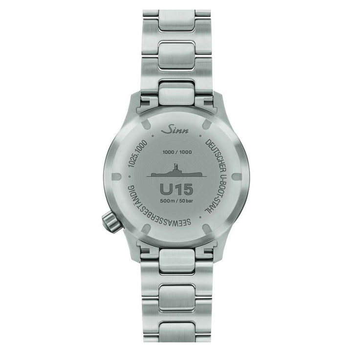 Sinn U15 41mm Blue Dial Blue Strap