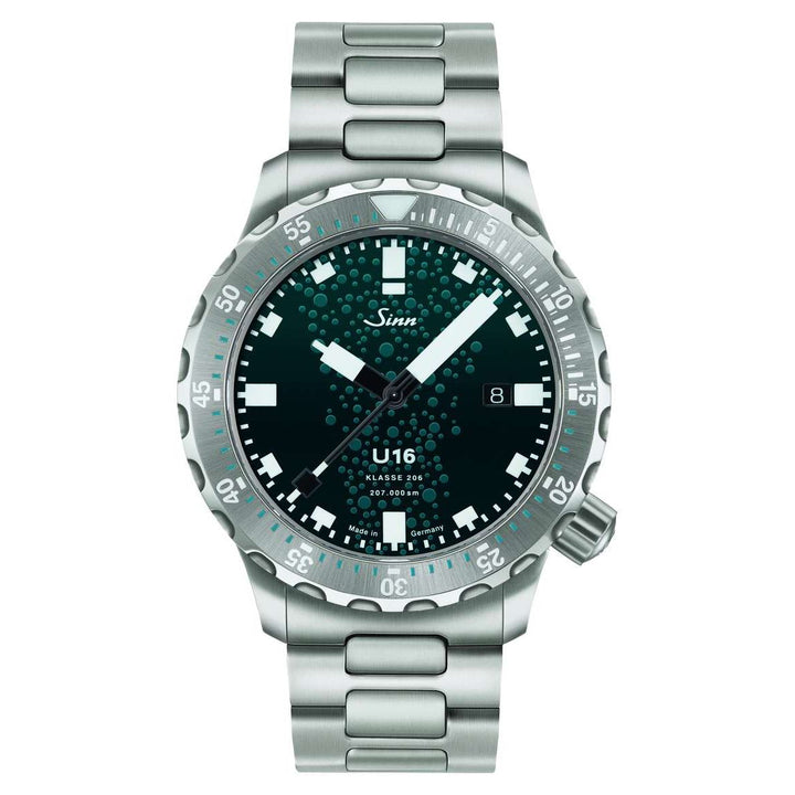 Sinn U16 44mm Blue Dial Blue Strap