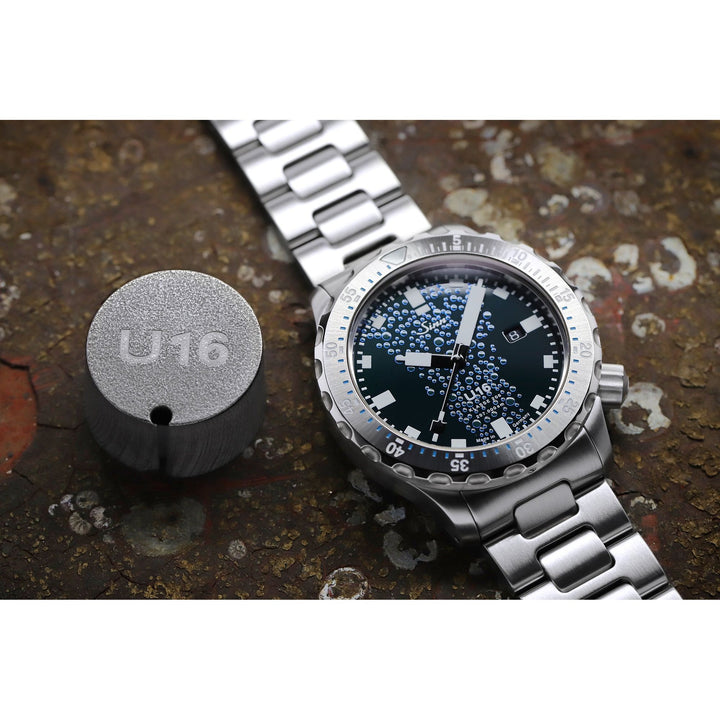 Sinn U16 44mm Blue Dial Blue Strap