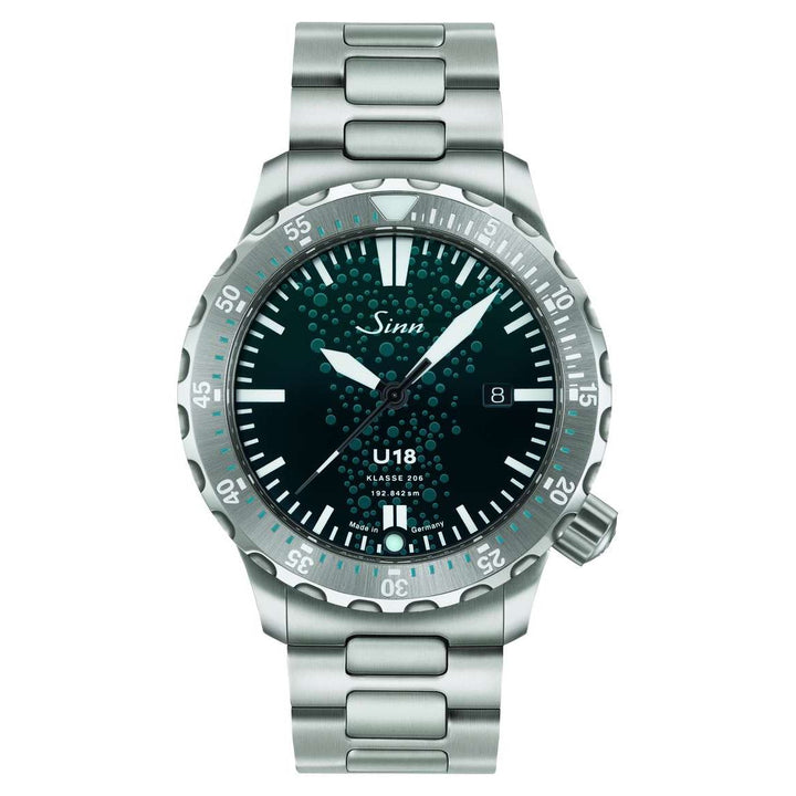 Sinn U18 44mm Blue Dial Blue Strap