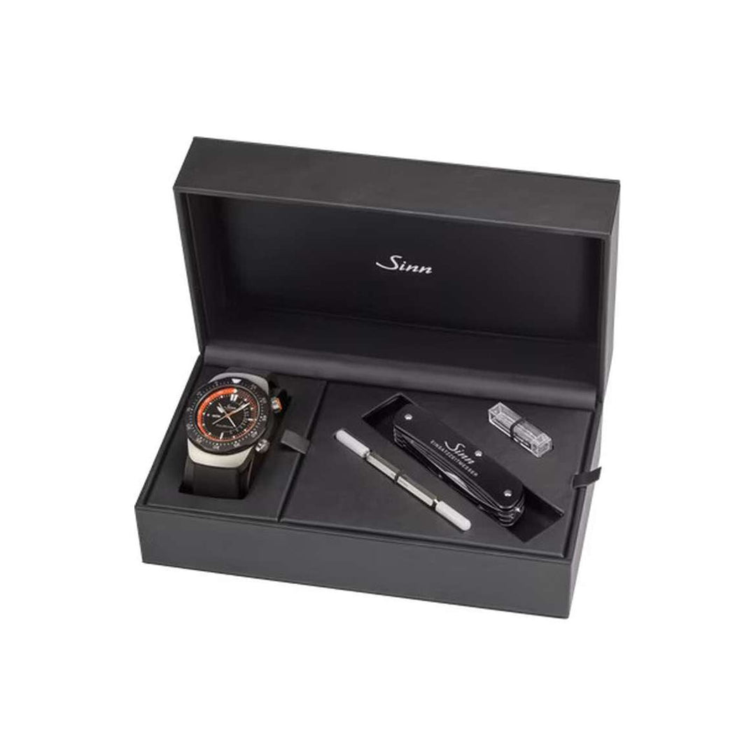 Sinn EZM 12 Boxset 44mm Black Dial Black Strap