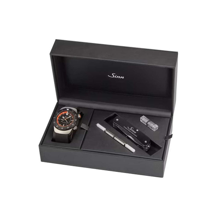 Sinn EZM 12 Boxset 44mm Black Dial Black Strap
