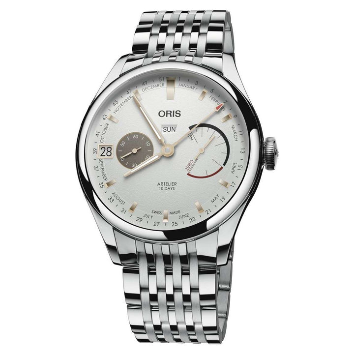 Oris Artelier Cal 113 43mm White Dial Silver Stainless Steel Bracelet