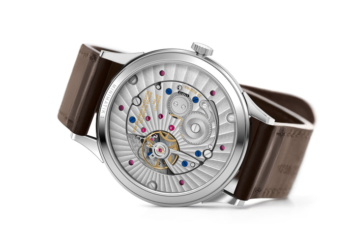 NOMOS Minimatik 39.5mm White Dial Brown Horween Genuine Shell Cordovan Strap