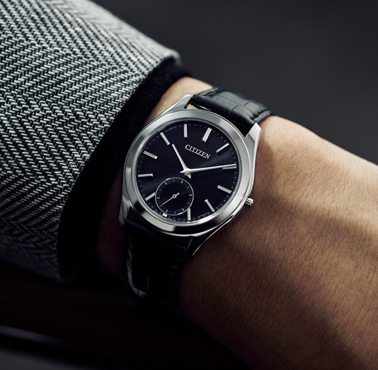 Citizen Eco-Drive One 36.6mm Black Dial Black Strap