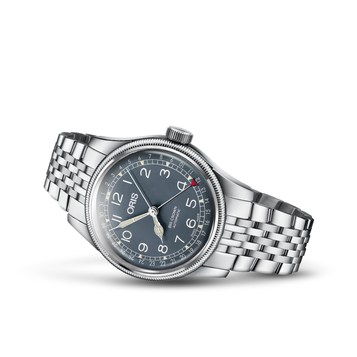 Oris Big Crown 40mm Blue Dial Silver Steel Bracelet