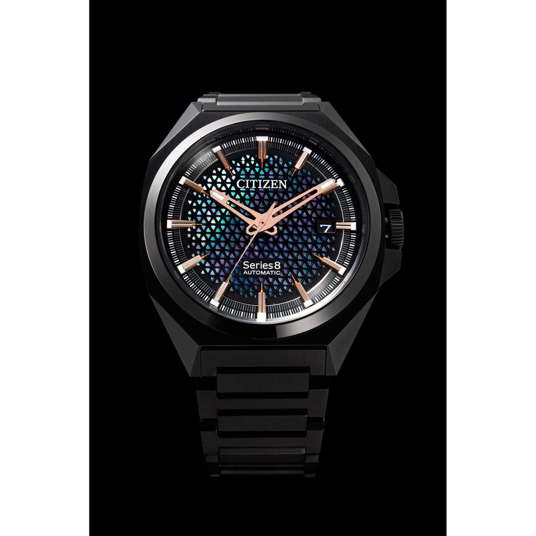 Citizen Series 8 40mm MOP Dial Grey Strap