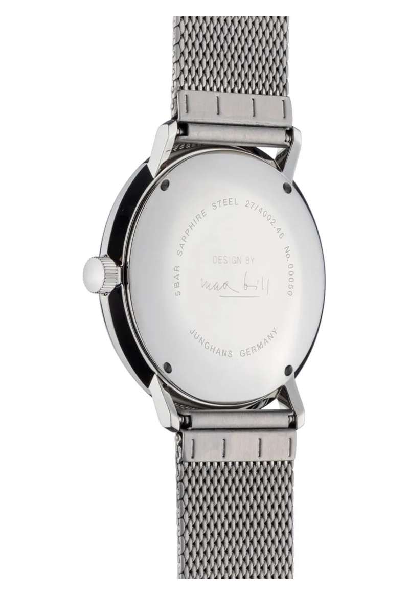 Junghans max bill Automatic 38mm White Dial Silver Stainless Steel Bracelet