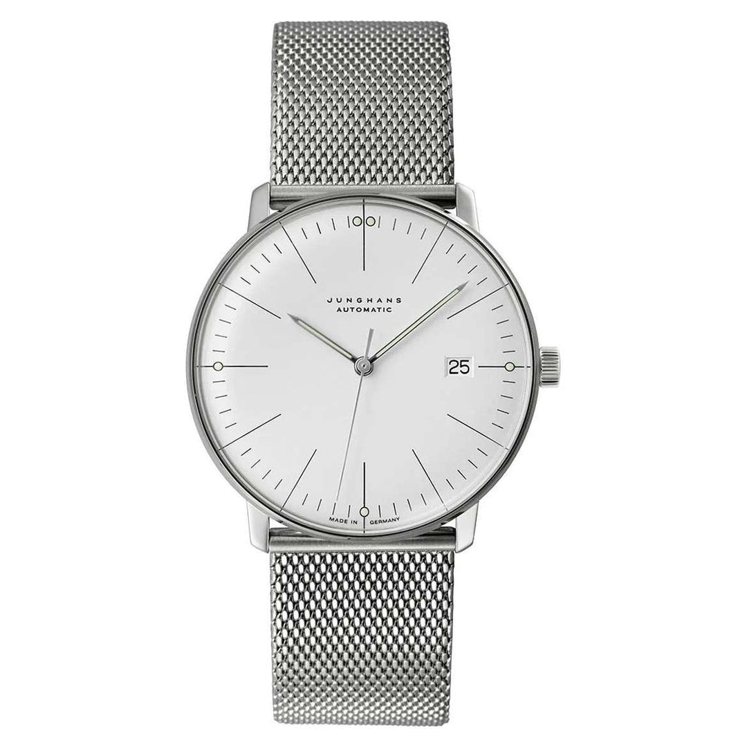 Junghans max bill Automatic 38mm White Dial Silver Stainless Steel Bracelet