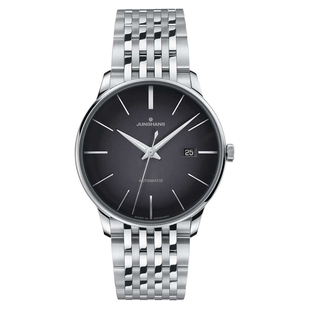 Junghans Meister Automatic 40.4mm Dark Grey Dial Silver Stainless Steel Bracelet