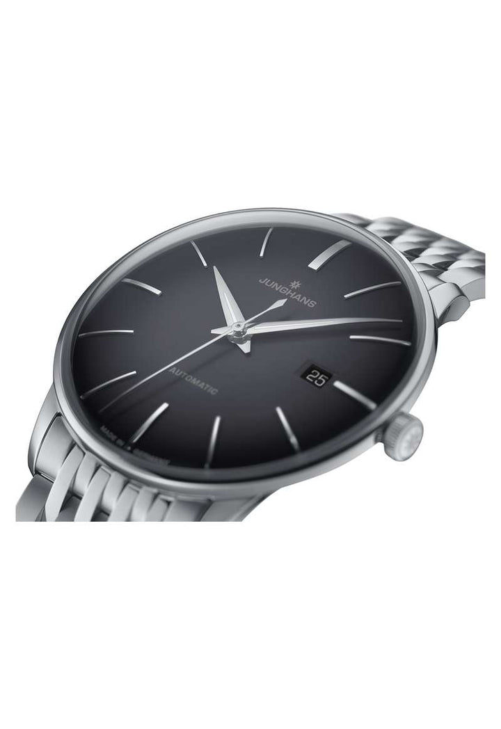 Junghans Meister Automatic 40.4mm Dark Grey Dial Silver Stainless Steel Bracelet