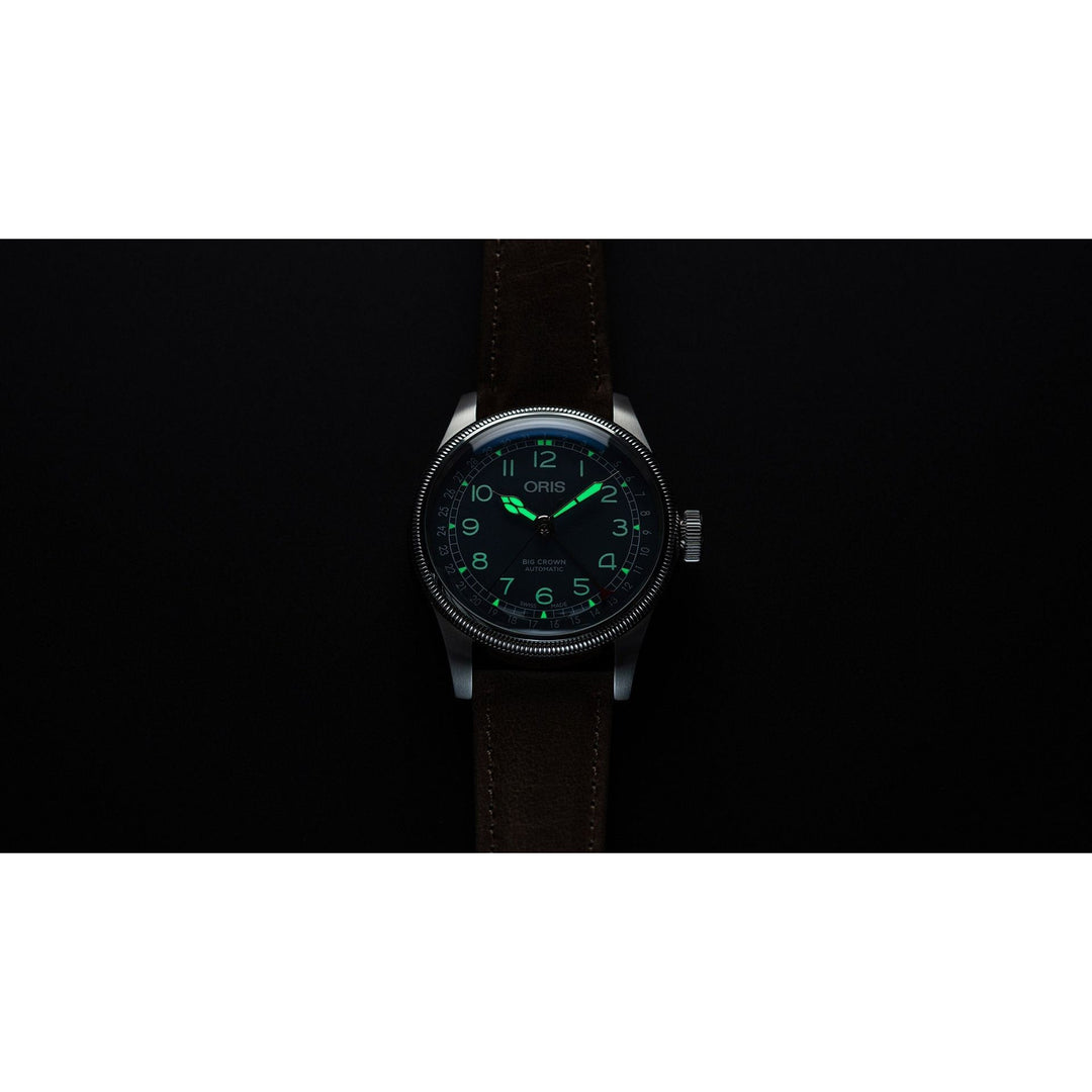 Oris Big Crown 40mm Blue Dial Silver Steel Bracelet
