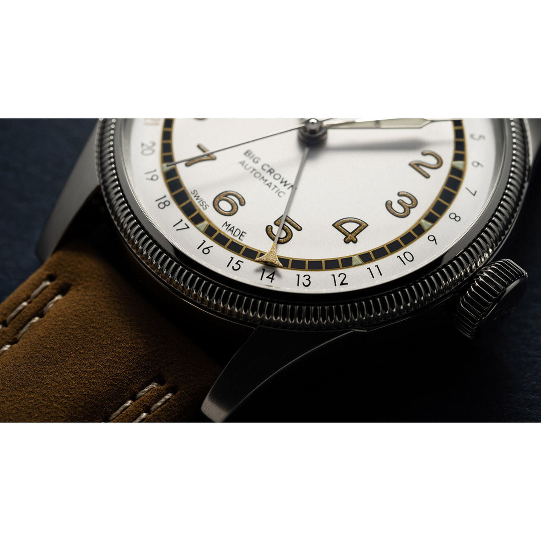 Oris Roberto Clemente Limited Edition 40mm White Dial Light Brown Leather Strap