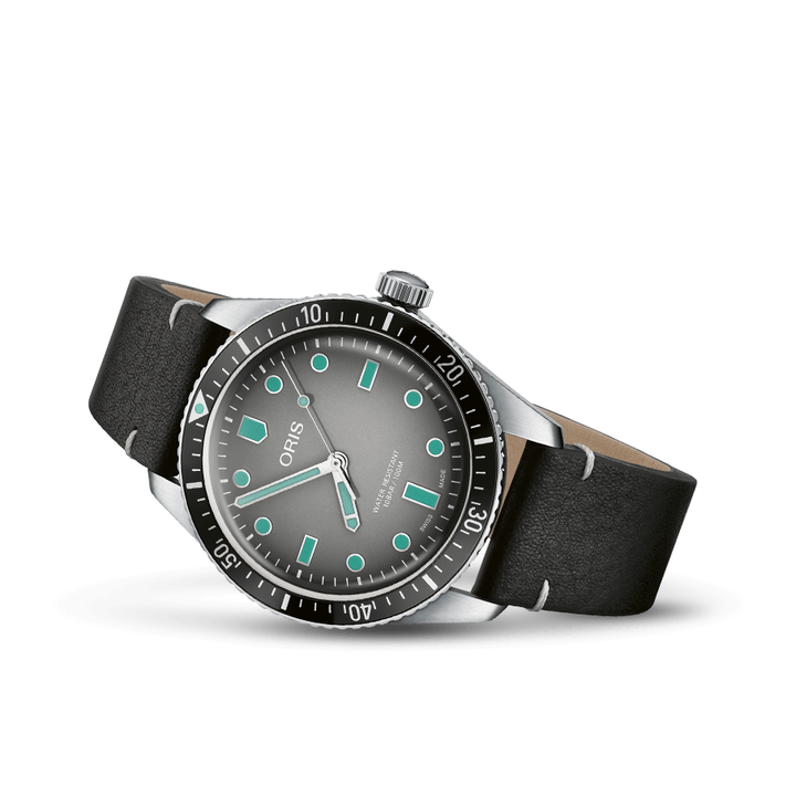 Oris Divers Sixty-Five 40mm Grey Dial Black Strap