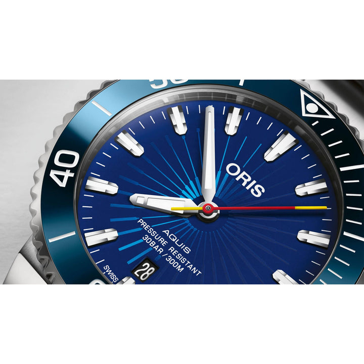 Oris Aquis Sun Wukong Limited Edition 41.5mm Blue Dial Silver Steel Bracelet