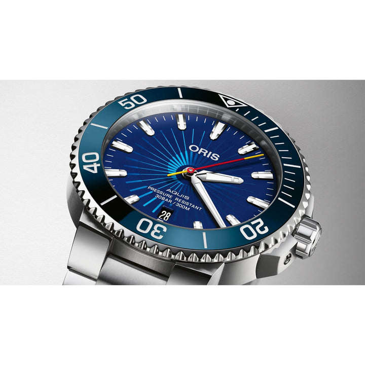Oris Aquis Sun Wukong Limited Edition 41.5mm Blue Dial Silver Steel Bracelet