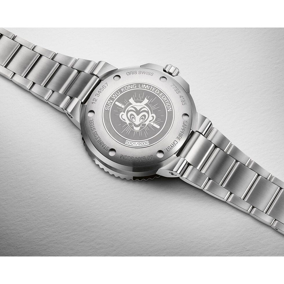 Oris Aquis Sun Wukong Limited Edition 41.5mm Blue Dial Silver Steel Bracelet