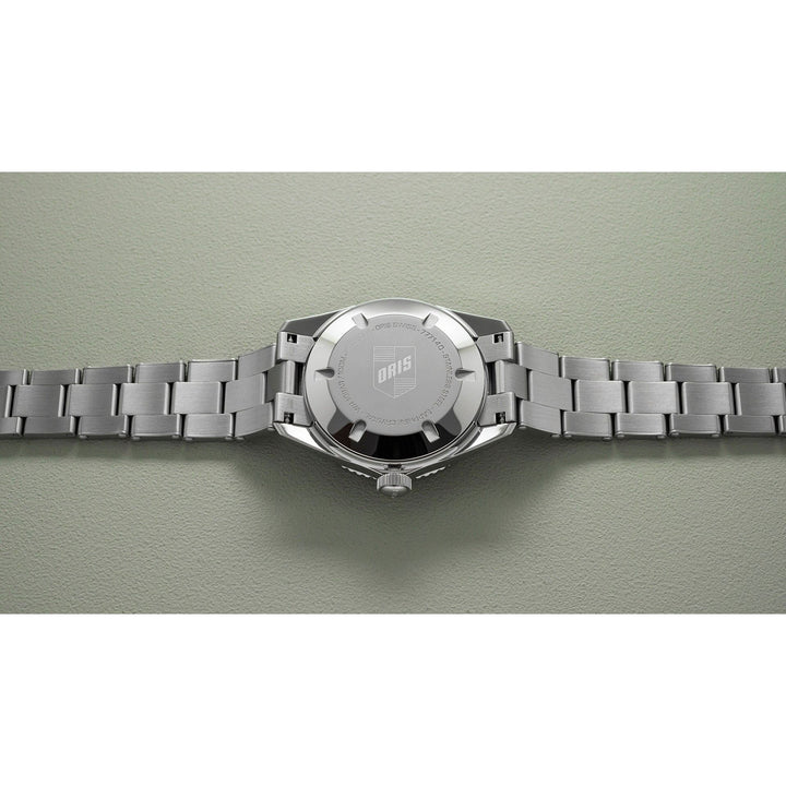Oris Divers Sixty-Five 38mm Green Dial Silver Steel Bracelet