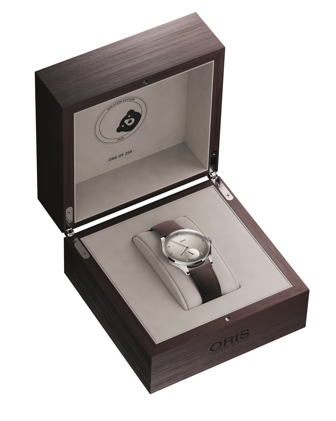 Oris Hölstein Edition 2026 39.5mm Grey Dial Brown Leather Strap