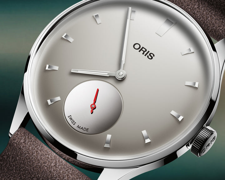 Oris Hölstein Edition 2026 39.5mm Grey Dial Brown Leather Strap