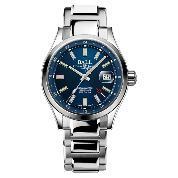 Ball Watch Engineer III Endurance 1917 GMT 41mm Navy Dial Silver Steel Bracelet