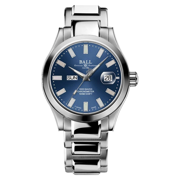 Ball Watch Watch Engineer III Marvelight 40mm Blue Dial Silver Steel Bracelet