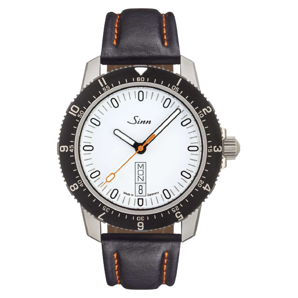 Sinn 105 St Sa W 39.5mm White Dial Black Strap