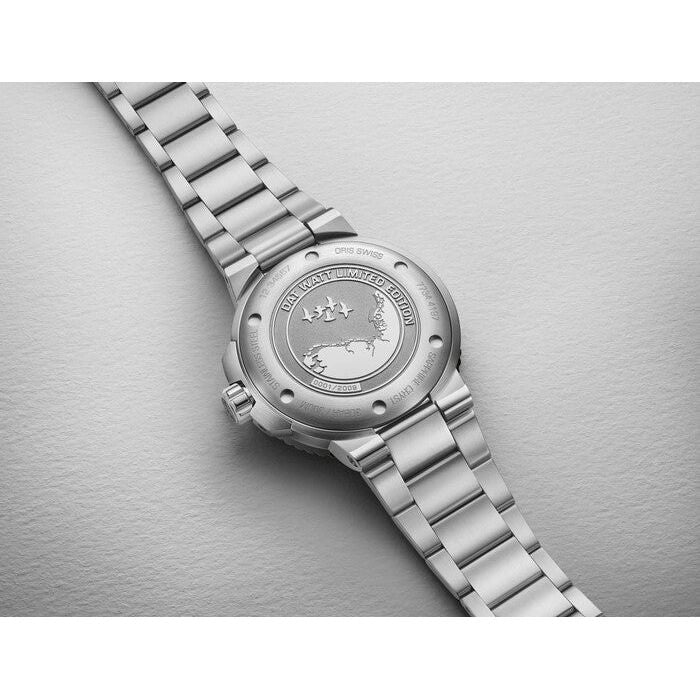 Oris Dat Watt Limited Edition II 43.5mm Green Dial Silver Steel Bracelet