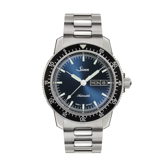 Sinn 104 St Sa I B 41mm Blue Dial Silver Steel Bracelet