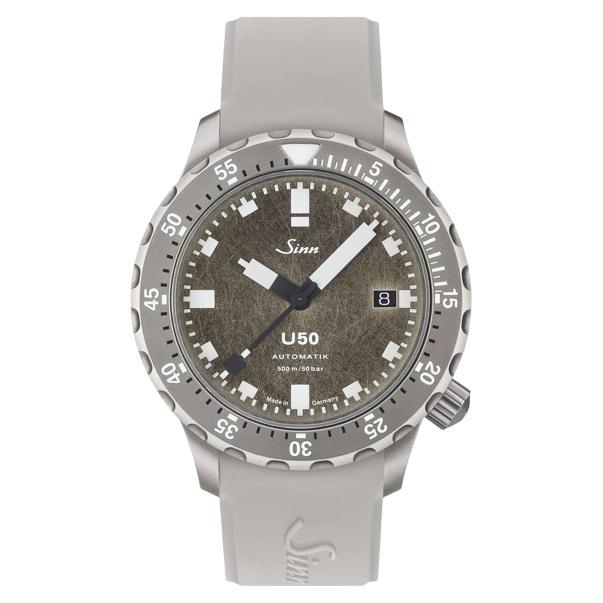 Sinn U50 DS 41mm Grey Dial Grey Strap