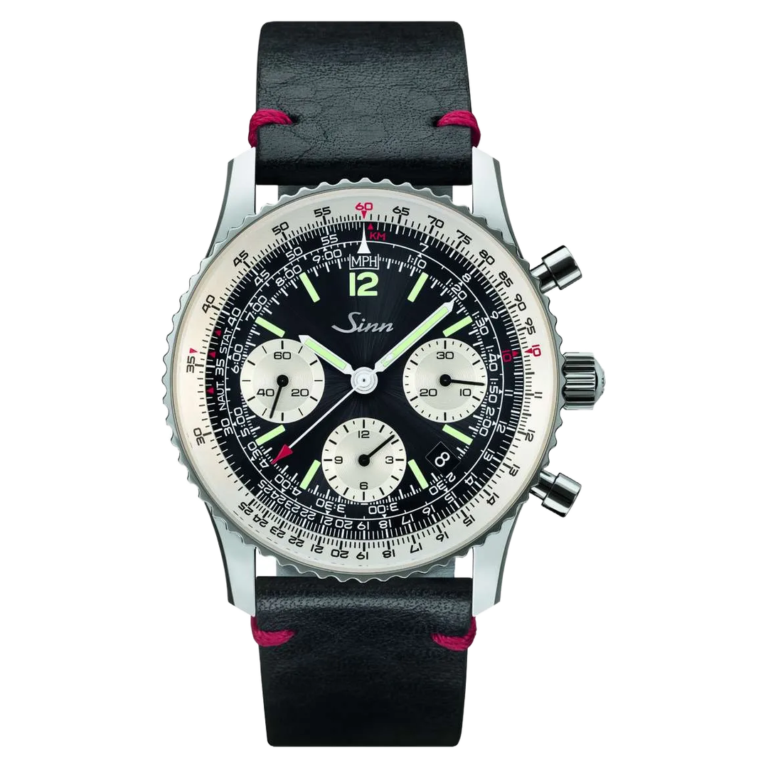 Sinn 903 St II 41mm Black Dial Black Strap