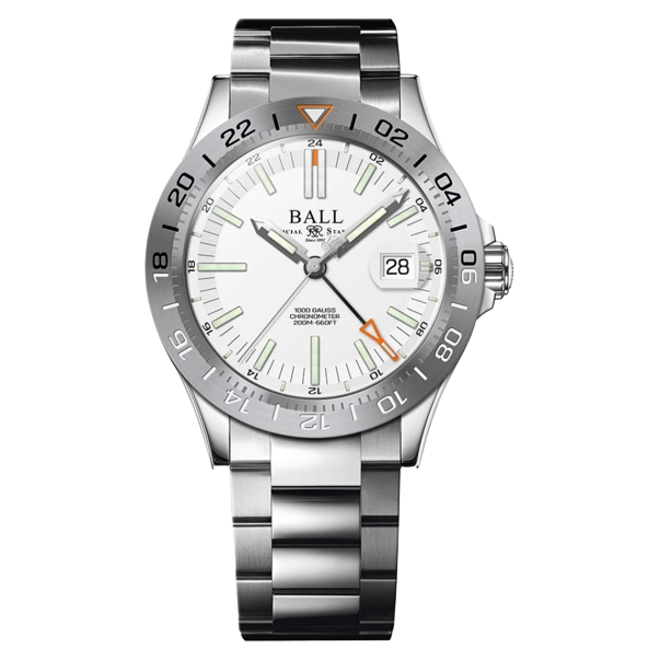 Ball Watch Engineer III Outlier 40mm White Dial Silver Steel Bracelet