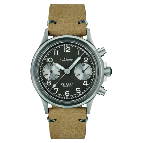 Sinn 356 Pilot Classic Anniversary 38.5mm Grey Dial Sand Strap