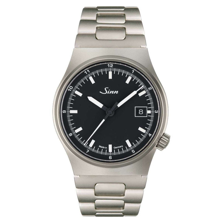 SINN 544 38.5mm Black Dial Silver Stainless Steel Bracelet