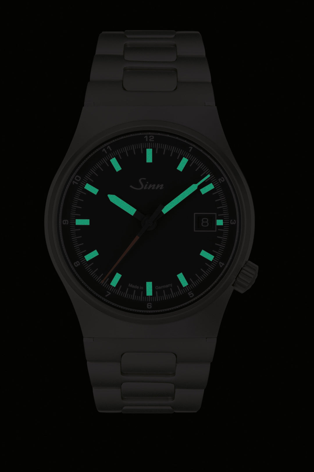 SINN 544 RS 38.5mm Black Dial Silver Stainless Steel Bracelet