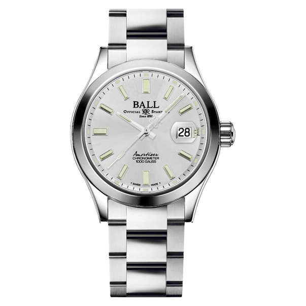 Ball Watch Engineer Master II Endurance 1917 40mm 40mm Silver Dial Silver Steel Bracelet