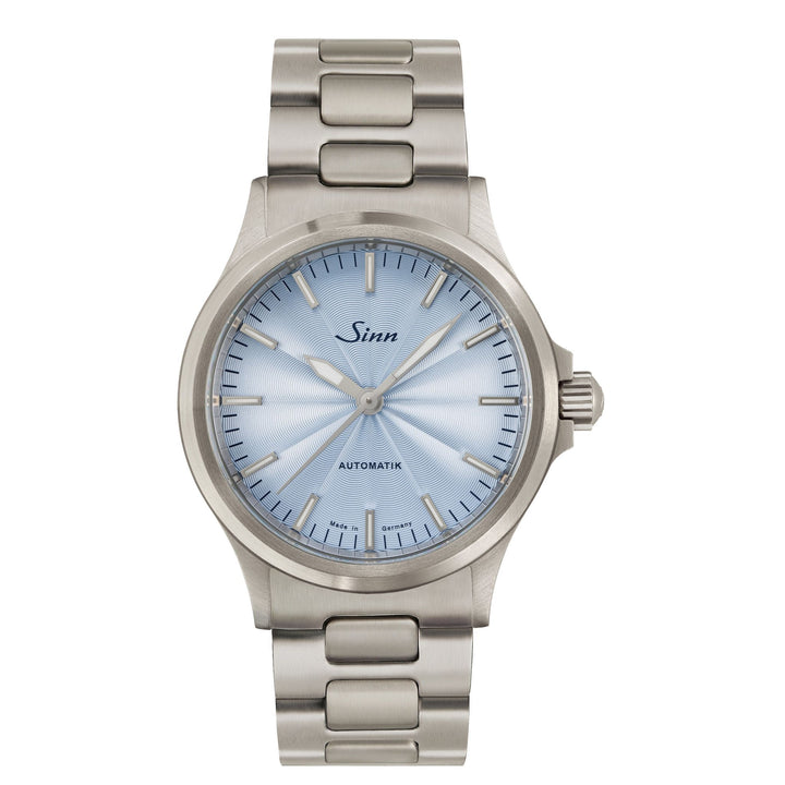Sinn 556 ICE BLUE 38.5mm Ice Blue Dial Silver Steel Bracelet