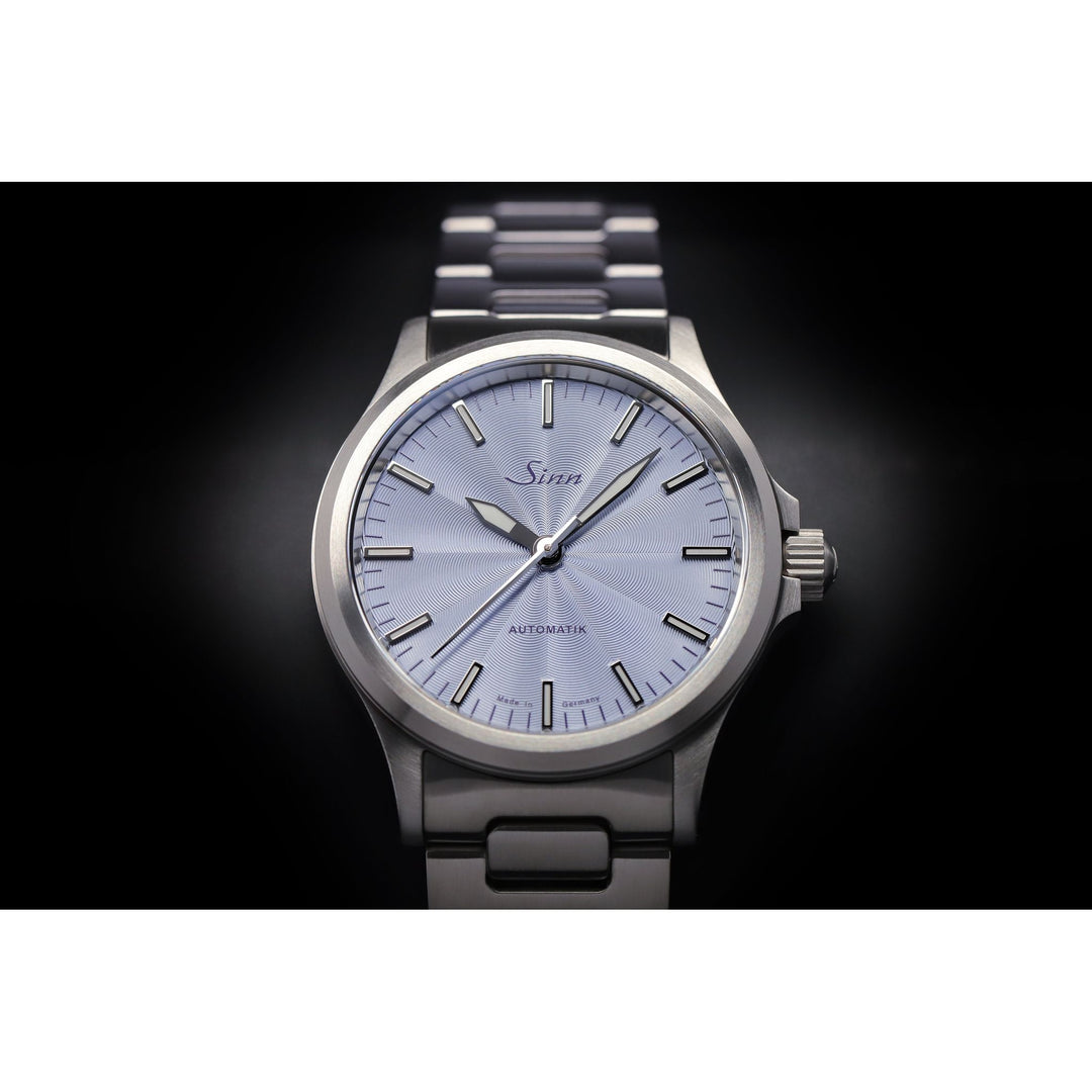 Sinn 556 ICE BLUE 38.5mm Ice Blue Dial Silver Steel Bracelet