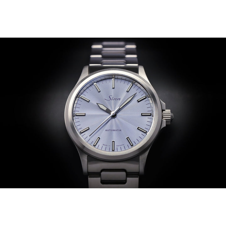 Sinn 556 ICE BLUE 38.5mm Ice Blue Dial Silver Steel Bracelet