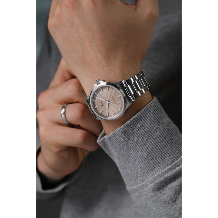 Sinn 556 SAND 38.5mm Sand Dial Silver Steel Bracelet