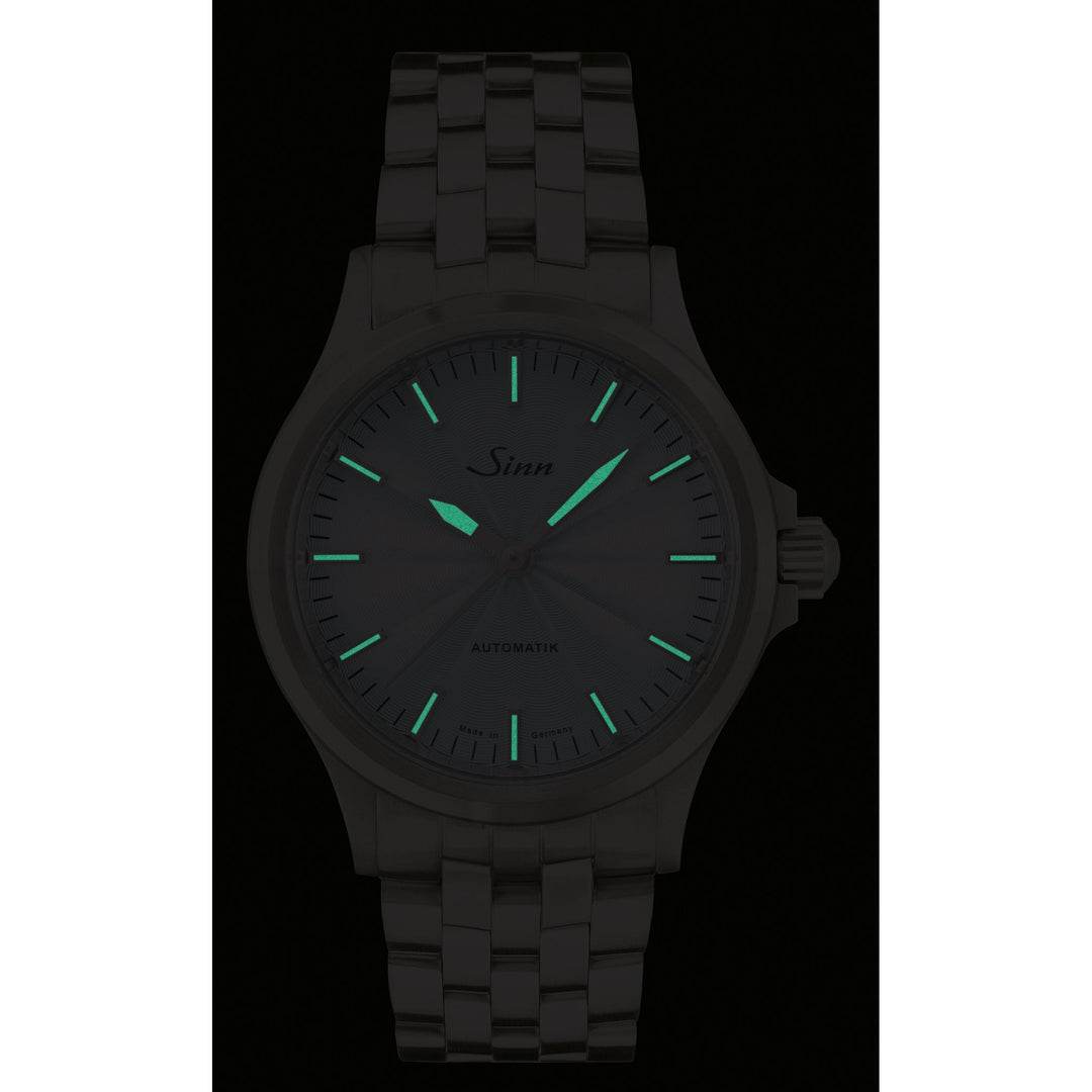 Sinn 556 SAGE 38.5mm Sage Dial Silver Steel Bracelet