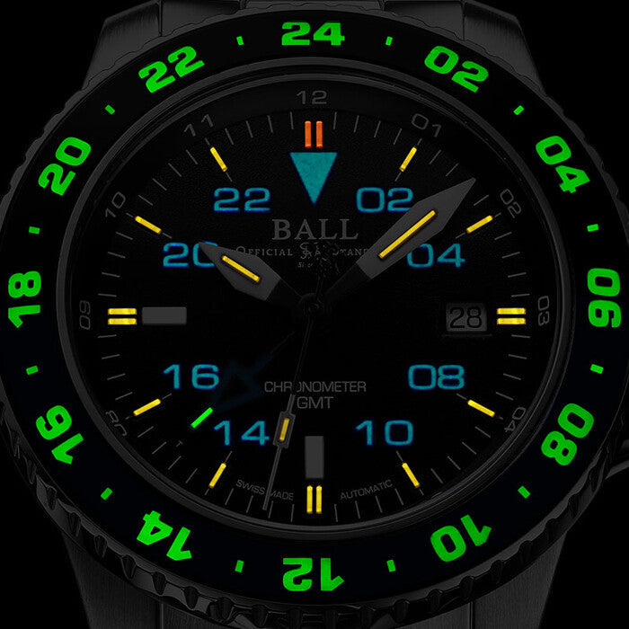 Ball Watch Watch Engineer Hydrocarbon AeroGMT 42mm Blue Dial Silver Steel Bracelet