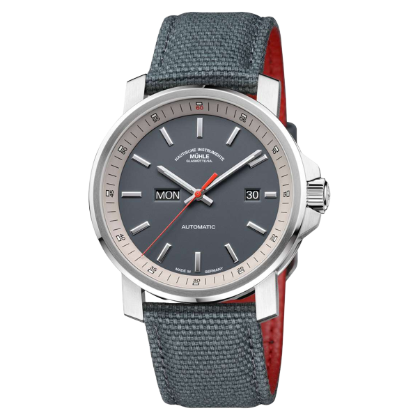 Mühle Glashütte 29er 42.4mm Grey Dial Grey Strap