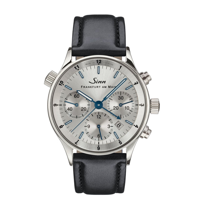 Sinn 6000 Anniversary III 38.5mm Silver Dial Silver Steel Bracelet
