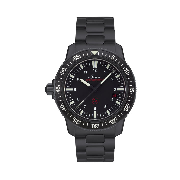 Sinn EZM 3 S 41mm Black Dial Black Strap